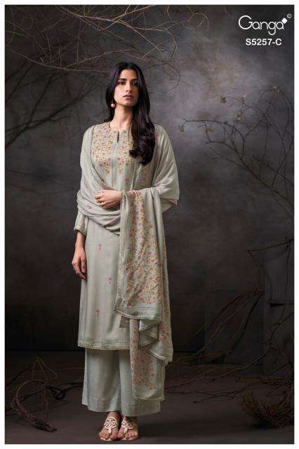 Ganga seresa 5257  wholesale dress material in ludhiana