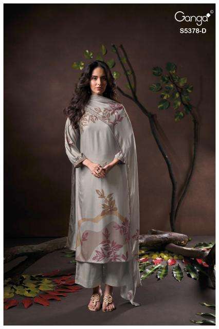 Ganga yumiko 5378  cotton dress material wholesale market in surat