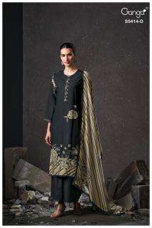 Ganga zenaida 5414 best wholesale dress material market in mumbai