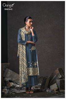 Ganga zenaida 5414 best wholesale dress material market in mumbai