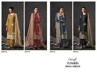 Ganga zenaida 5414 best wholesale dress material market in mumbai