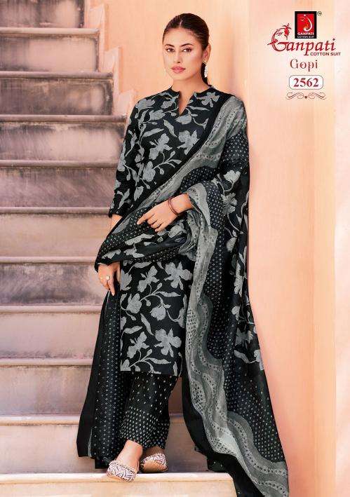 Ganpati gopi vol 16 pure cotton dress material wholesale market in mumbai
