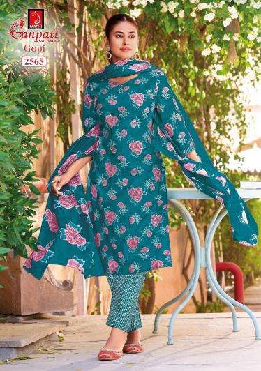 Ganpati gopi vol 16 pure cotton dress material wholesale market in mumbai