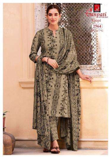 Ganpati gopi vol 16 pure cotton dress material wholesale market in mumbai
