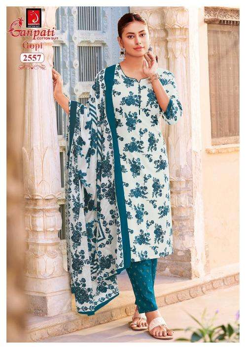 Ganpati gopi vol 16 pure cotton dress material wholesale market in mumbai