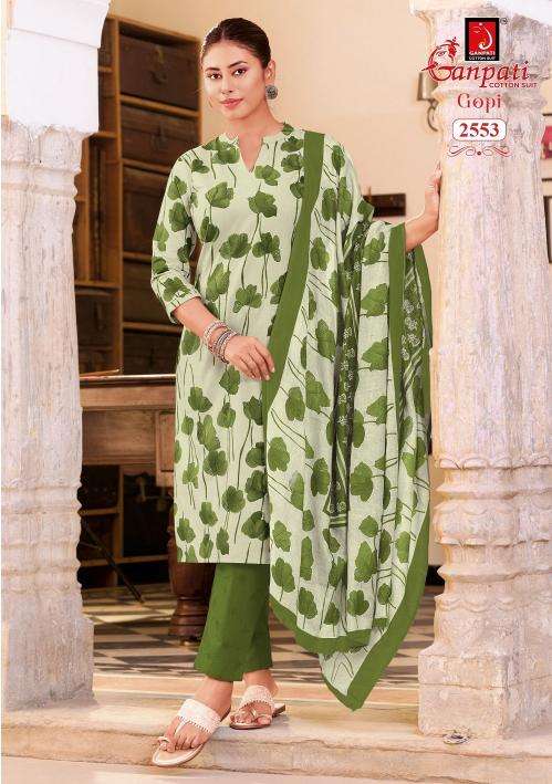 Ganpati gopi vol 16 pure cotton dress material wholesale market in mumbai