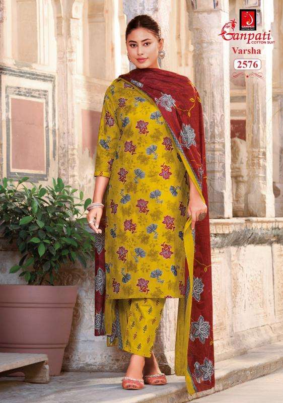 Ganpati varsha pant vol 16 cotton dress material wholesale market in mumbai