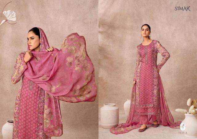 Glossy simar  wholesale dress material market in delhi