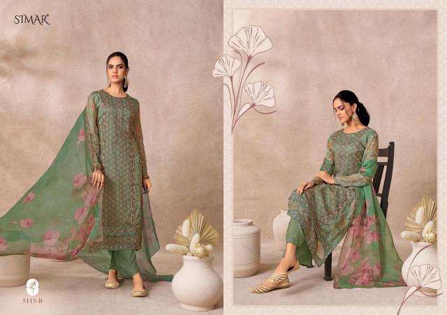 Glossy simar  wholesale dress material market in delhi