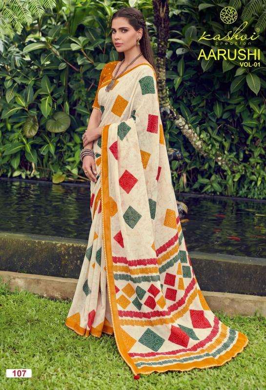 Kashvi aarushi wholesale saree market in mumbai with price list