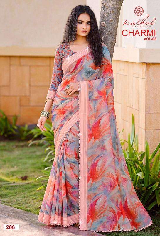 Kashvi charmi-2  wholesale saree market in surat with price