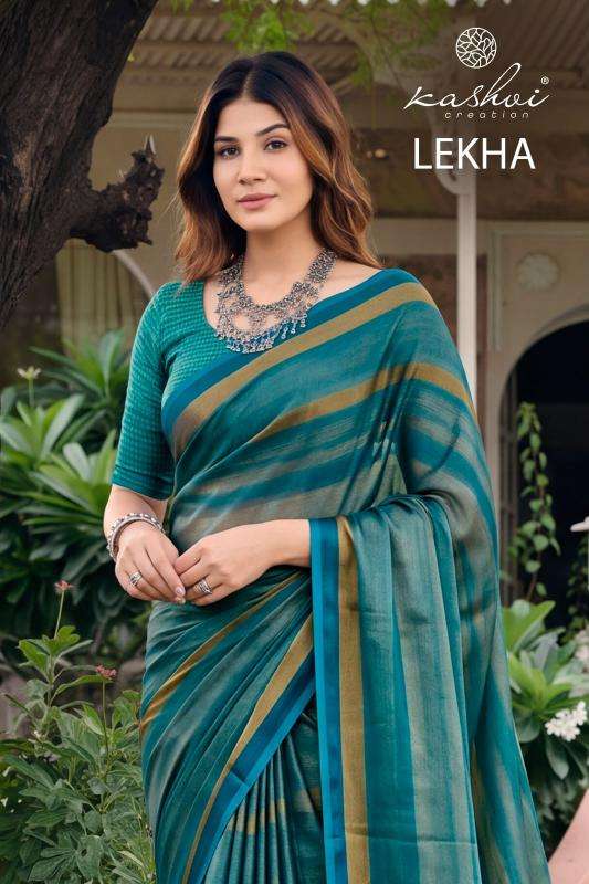 Kashvi lekha vol 1 best wholesale saree market in surat