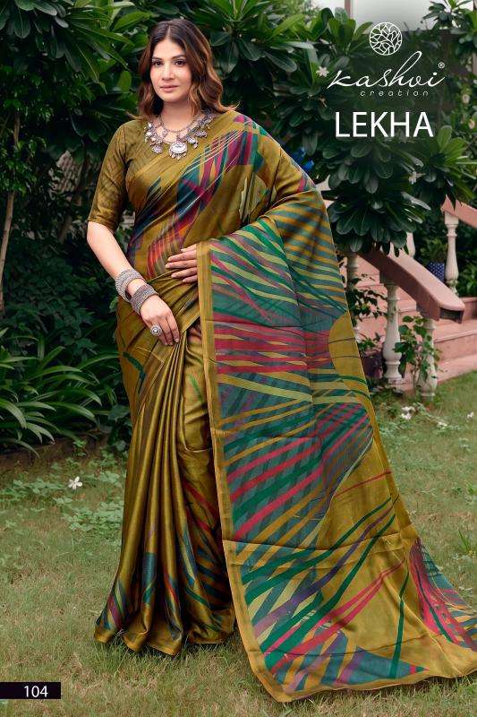 Kashvi lekha vol 1 best wholesale saree market in surat