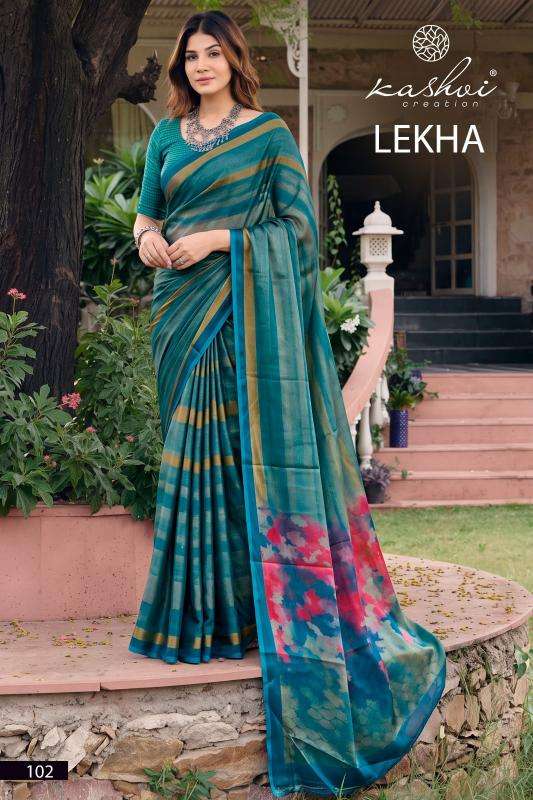 Kashvi lekha vol 1 best wholesale saree market in surat