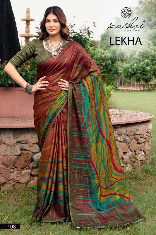 Kashvi lekha vol 1 best wholesale saree market in surat
