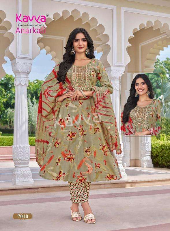 Kavya anarkali vol  wholesale kurti market in ahmedabad