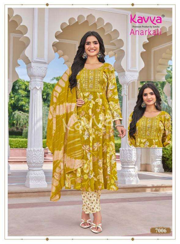 Kavya anarkali vol  wholesale kurti market in ahmedabad