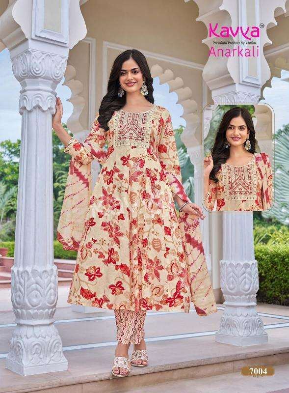 Kavya anarkali vol  wholesale kurti market in ahmedabad