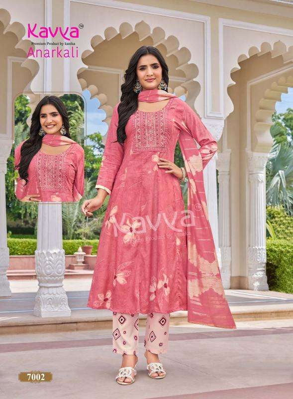 Kavya anarkali vol  wholesale kurti market in ahmedabad