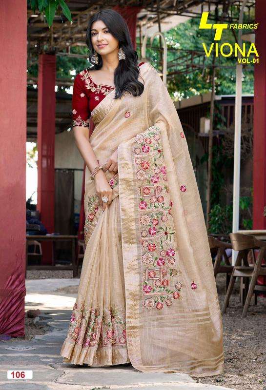 L.T.Fashions viona vol 1 best wholesale saree market in mumbai with price