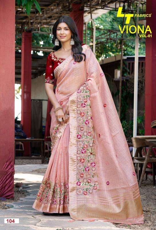 L.T.Fashions viona vol 1 best wholesale saree market in mumbai with price