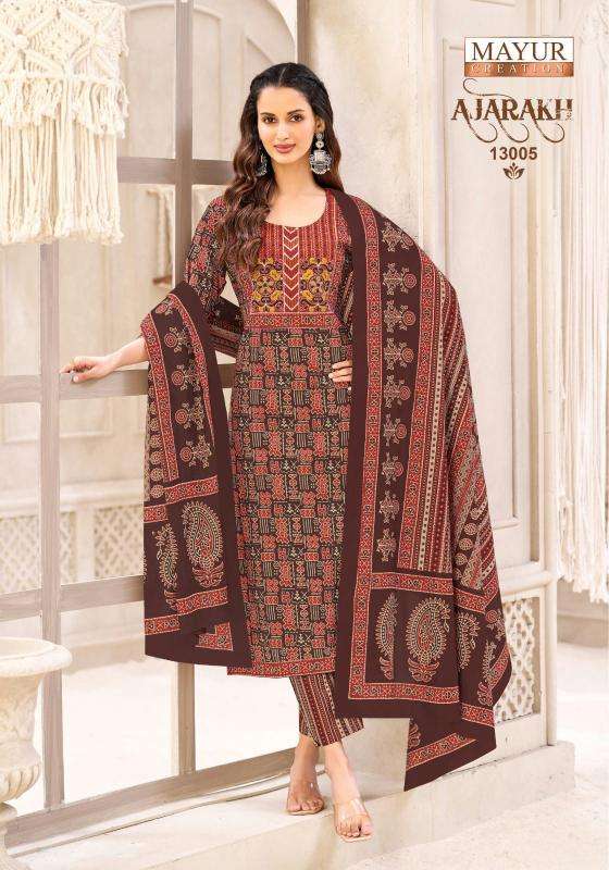 Mayur ajarakh vol-13 ladies kurti wholesale market in kolkata