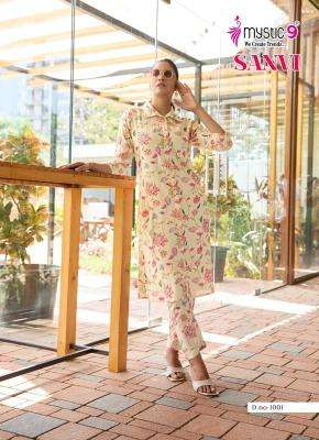 Mystic9 saanvi vol 1  wholesale kurti market in mumbai with price