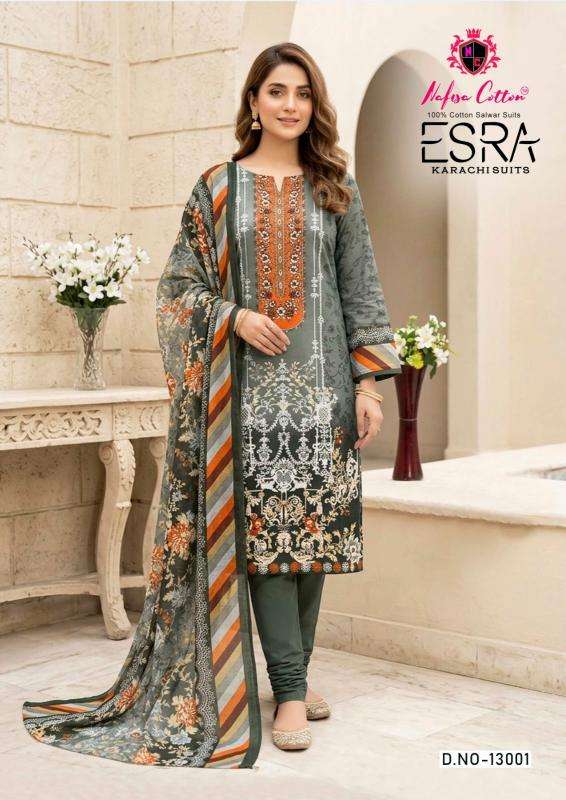 Nafisa esra vol 19 cotton dress material wholesale market in ahmedabad