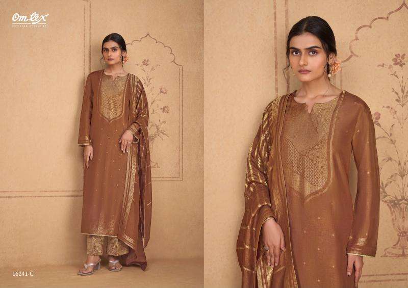 Omtex celeste cotton ladies dress material wholesale market in surat