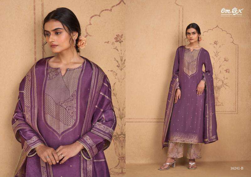 Omtex celeste cotton ladies dress material wholesale market in surat