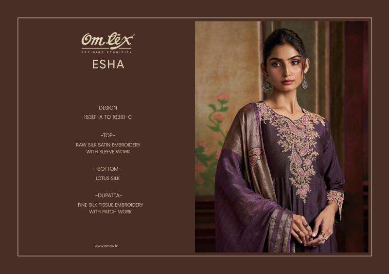 Omtex esha  wholesale dress material market in surat with price
