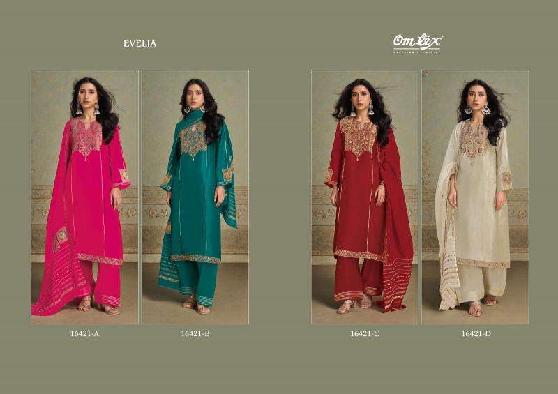 Omtex evelia cotton dress material wholesale market in ahmedabad