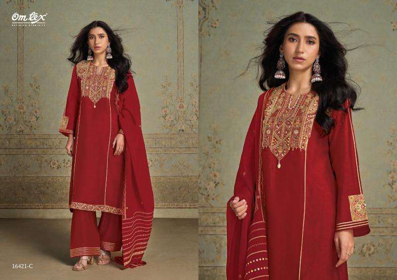 Omtex evelia cotton dress material wholesale market in ahmedabad