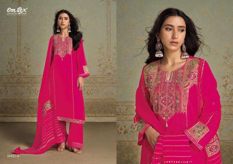 Omtex evelia cotton dress material wholesale market in ahmedabad