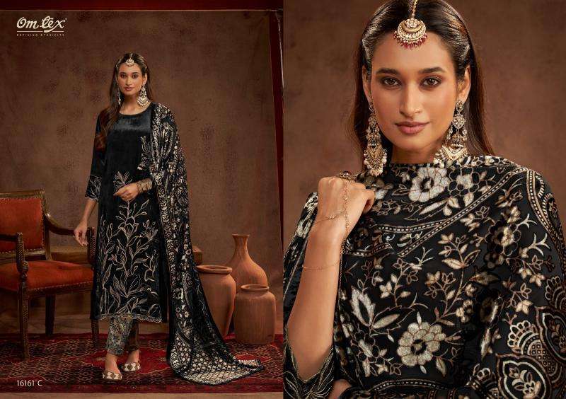 Omtex ritha crush 46 wholesale dress material market in pune