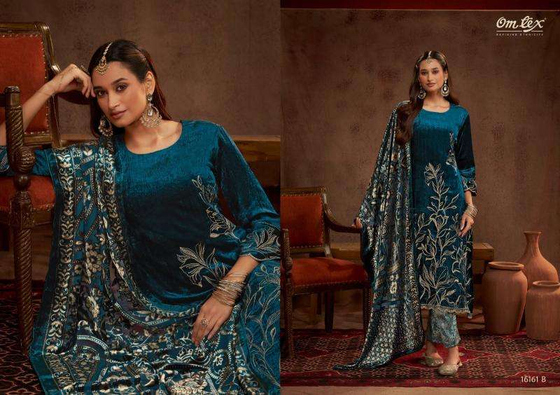 Omtex ritha crush 46 wholesale dress material market in pune
