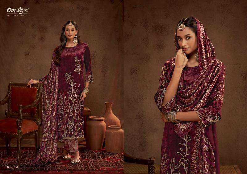 Omtex ritha crush 46 wholesale dress material market in pune