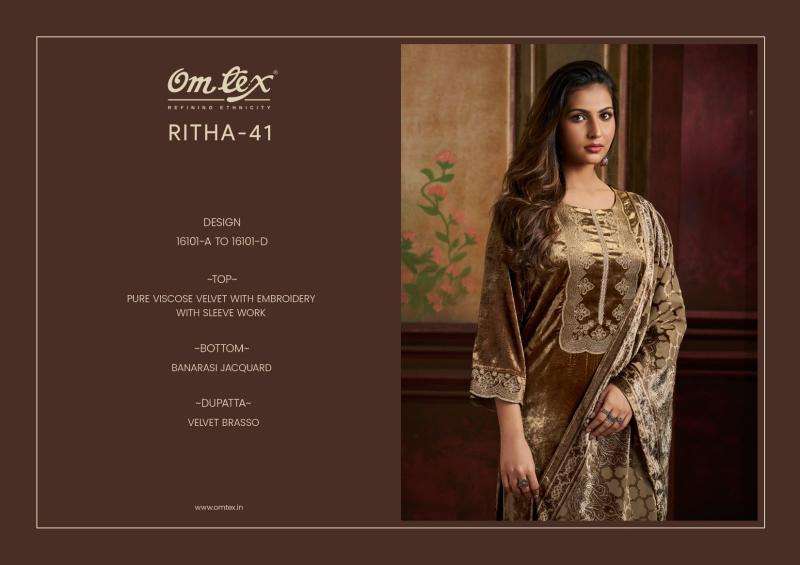 Omtex ritha vol 41 wholesale dress material market in mumbai with price
