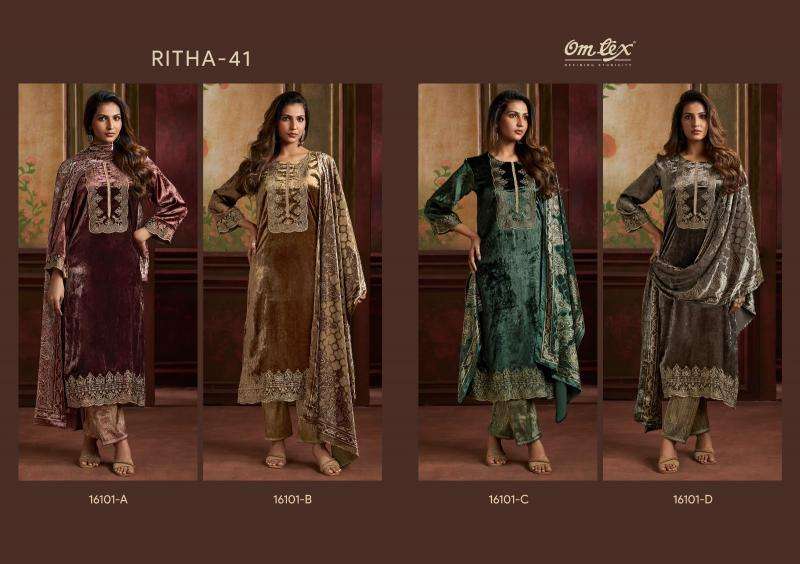 Omtex ritha vol 41 wholesale dress material market in mumbai with price