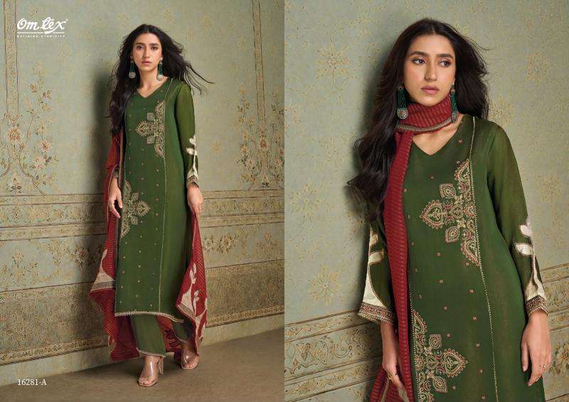 Omtex roselle wholesale dress material market in ahmedabad with price for ladies