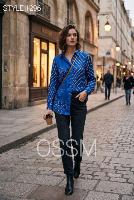 Ossm style 1296 wholesale kurti market in gandhi nagar