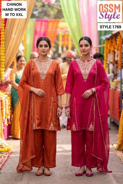 Ossm style 1769 surat wholesale market kurti set