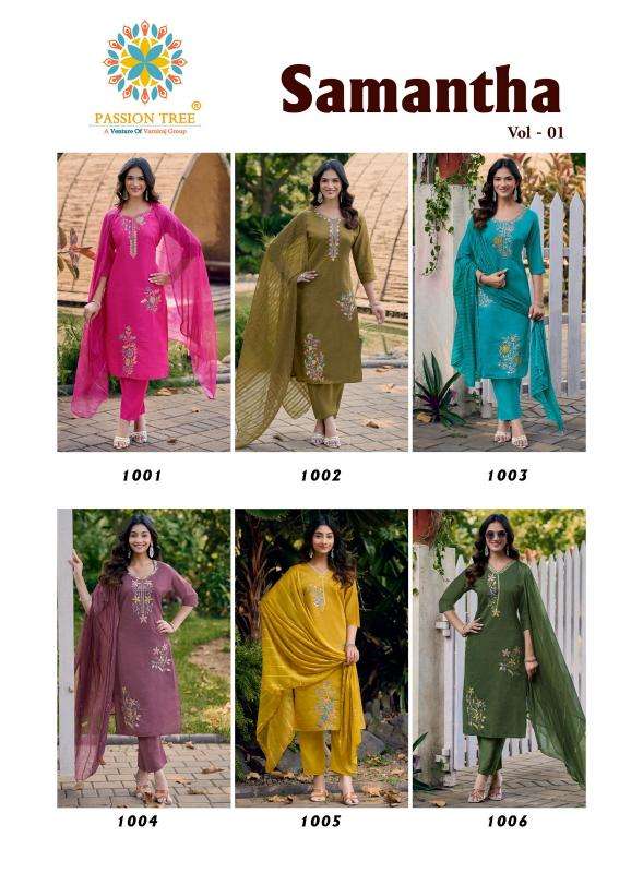 Passion tree samantha vol 1 wholesale kurti market in surat with price