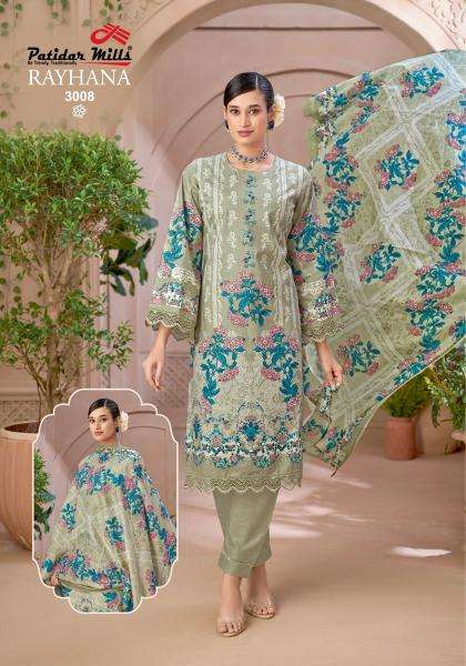 Patidar rayhana vol 3 ladies dress material wholesale market in mumbai