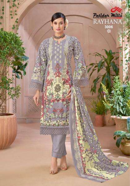 Patidar rayhana vol 3 ladies dress material wholesale market in mumbai