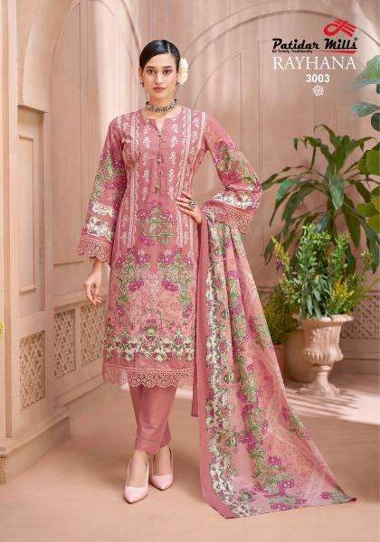 Patidar rayhana vol 3 ladies dress material wholesale market in mumbai
