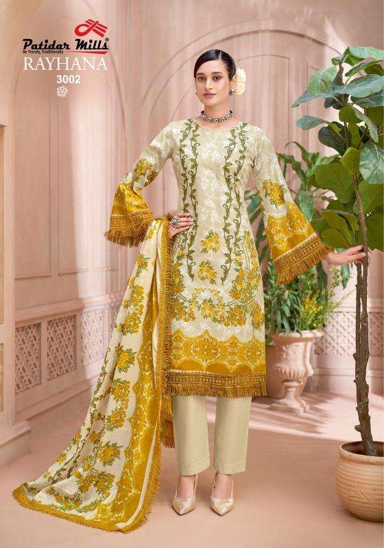 Patidar rayhana vol 3 ladies dress material wholesale market in mumbai