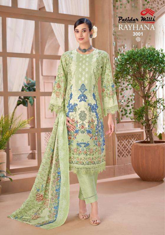 Patidar rayhana vol 3 ladies dress material wholesale market in mumbai