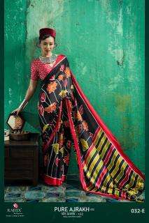 Rajtex pure ajrakh 032 top rated wholesale saree market in mumbai
