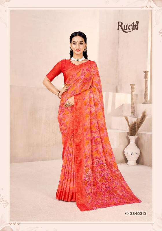 Ruchi red velvet vol-41 best wholesale saree market in surat